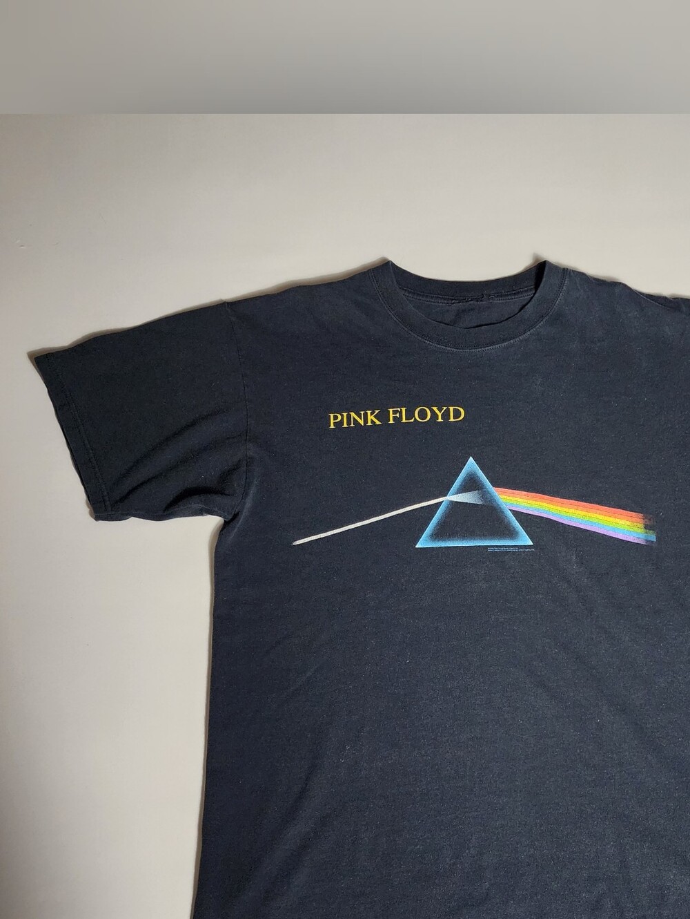 Pink Floyd Black Prism Graphic Tee - Band Logo Men’s Shirt